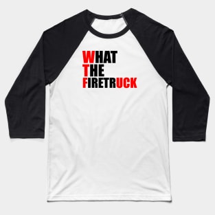 firefighter Baseball T-Shirt